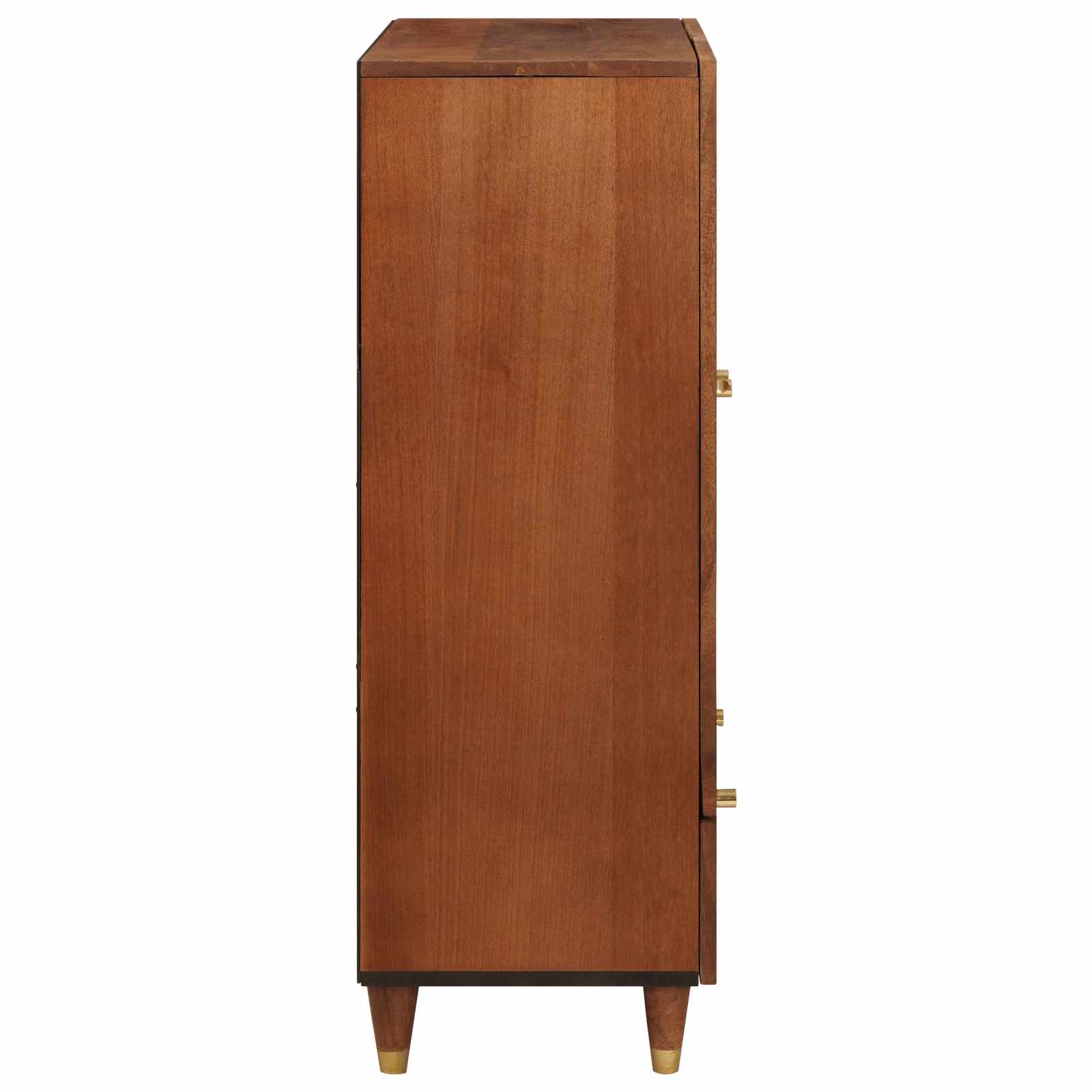 Mueble Alto Marrón 60 x 33,5 x 100 cm Madera de mango maciza