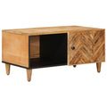 Mesa de Café Marrón 80 x 50 x 40 cm Madera de mango maciza