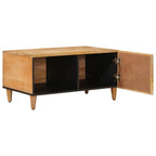 Mesa de Café Marrón 80 x 50 x 40 cm Madera de mango maciza