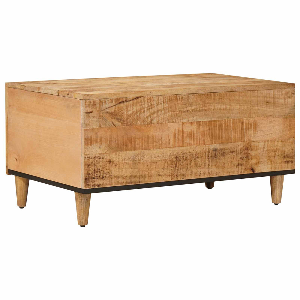 Mesa de Café Marrón 80 x 50 x 40 cm Madera de mango maciza