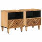 Nightstand 2 pcs Brown 50 x 33 x 60 cm