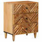 Mesita de Noche Marrón 50 x 33 x 60 cm Madera de mango maciza