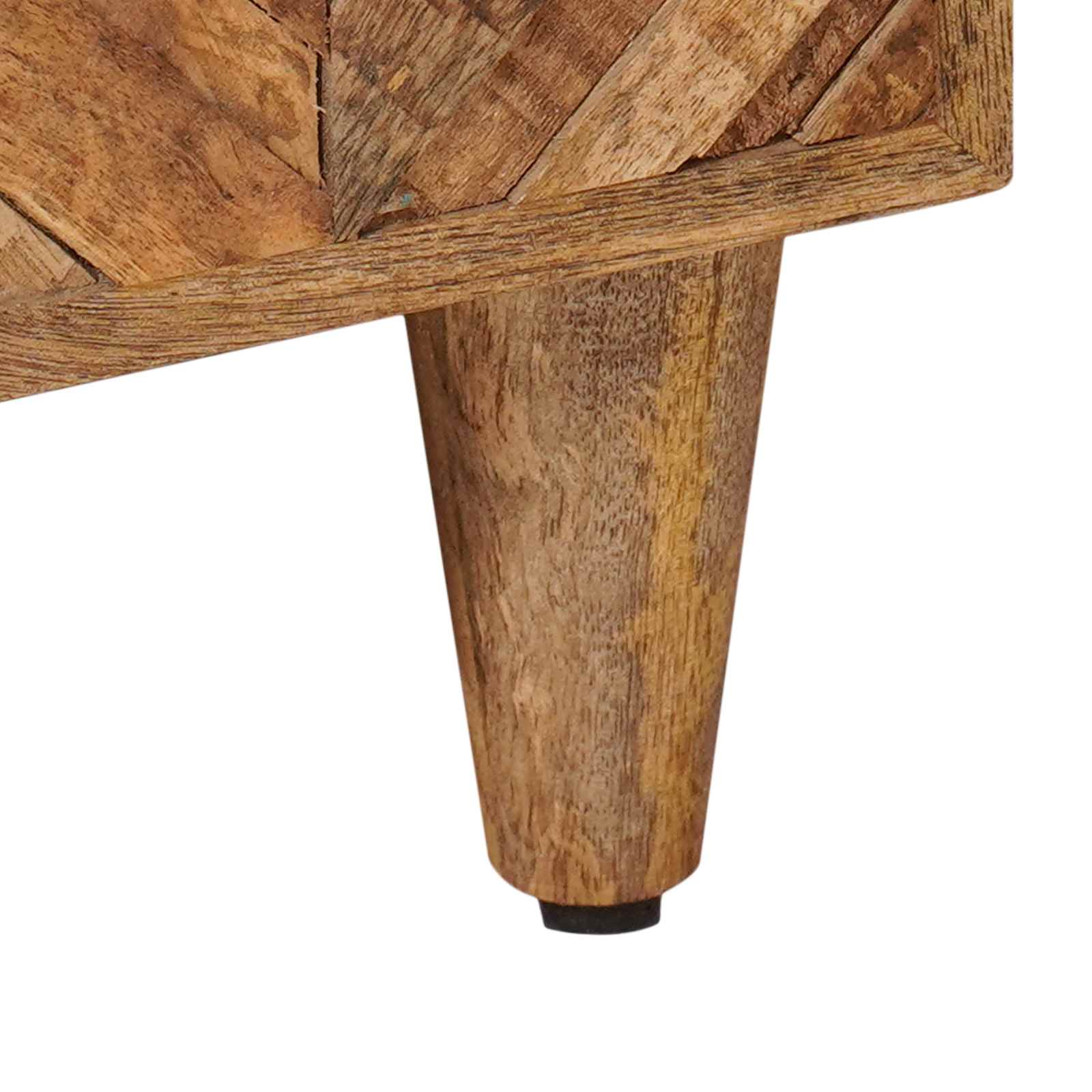 Mesita de Noche Marrón 50 x 33 x 60 cm Madera de mango maciza