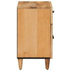 Mesita de Noche Marrón 50 x 33 x 60 cm Madera de mango maciza