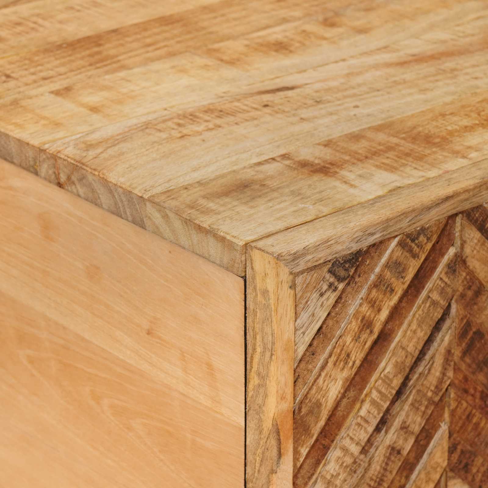 Mesa de Café Marrón 100 x 54 x 40 cm Madera de mango maciza