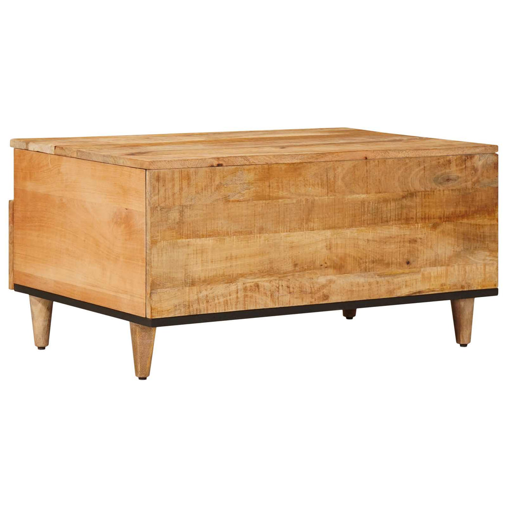 Mesa de Café Marrón 80 x 54 x 40 cm Madera de mango maciza