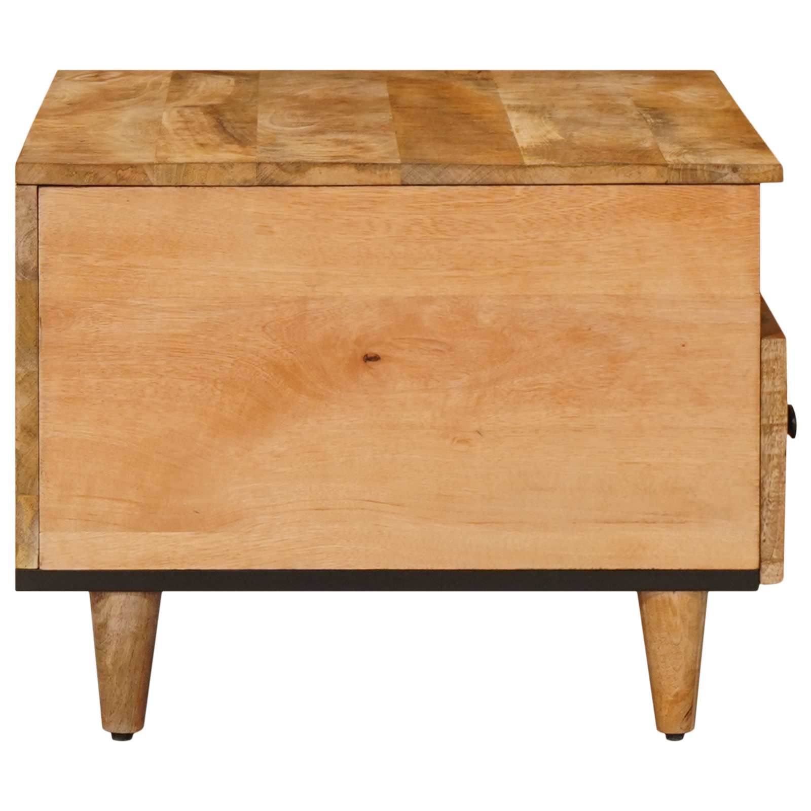 Mesa de Café Marrón 80 x 54 x 40 cm Madera de mango maciza