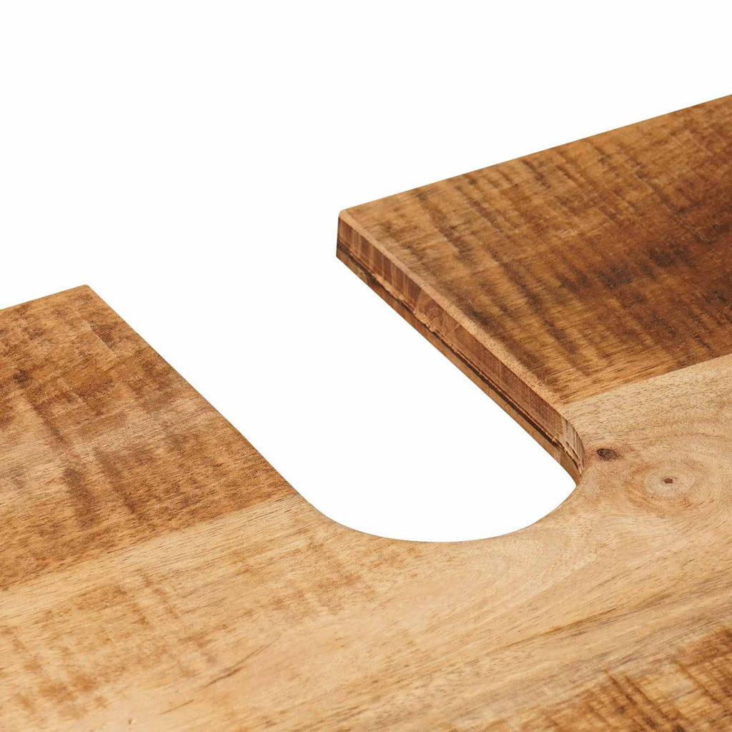 Mueble de lavabo Marrón 62 x 33 x 58 cm Madera de mango maciza