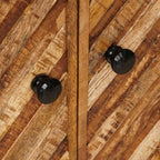 Mueble de lavabo Marrón 62 x 33 x 58 cm Madera de mango maciza