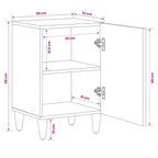Mueble de Cuarto de Baño con puerta Marrón 38 x 33,5 x 58 cm
