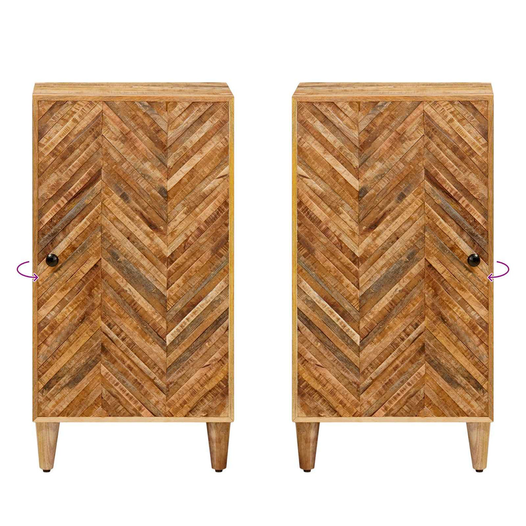 Armarios de Almacenamiento con puerta Marrón 40 x 33,5 x 75 cm