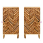 Armarios de Almacenamiento con puerta Marrón 40 x 33,5 x 75 cm