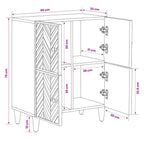 Armarios de Almacenamiento con puerta Marrón 60 x 33,5 x 75 cm
