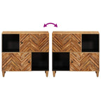 Armarios de Almacenamiento con puerta Marrón 80 x 33,5 x 75 cm