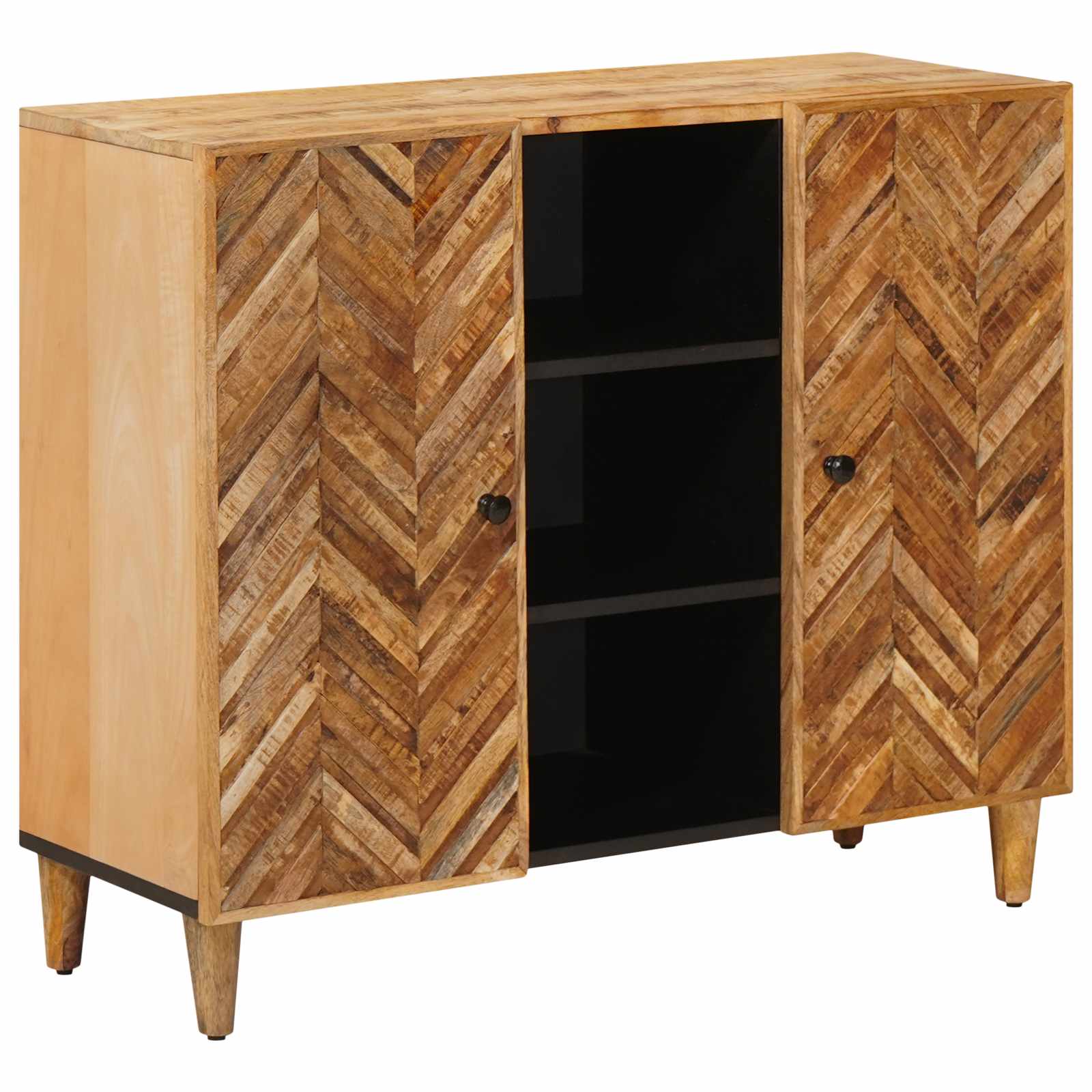 Brown Storage Cabinets with drawer 100 x 33.5 x 46 cm