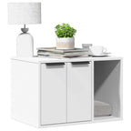 Mueble arenero para gatos madera ingeniería artisian 60x40x40cm