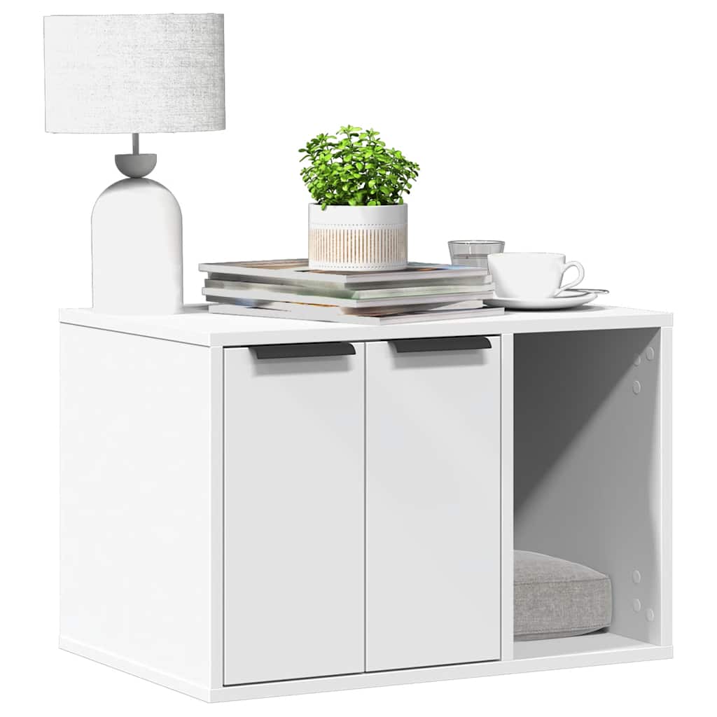 Mueble arenero para gatos madera ingeniería artisian 60x40x40cm
