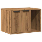 Mueble arenero para gatos madera ingeniería artisian 60x40x40cm