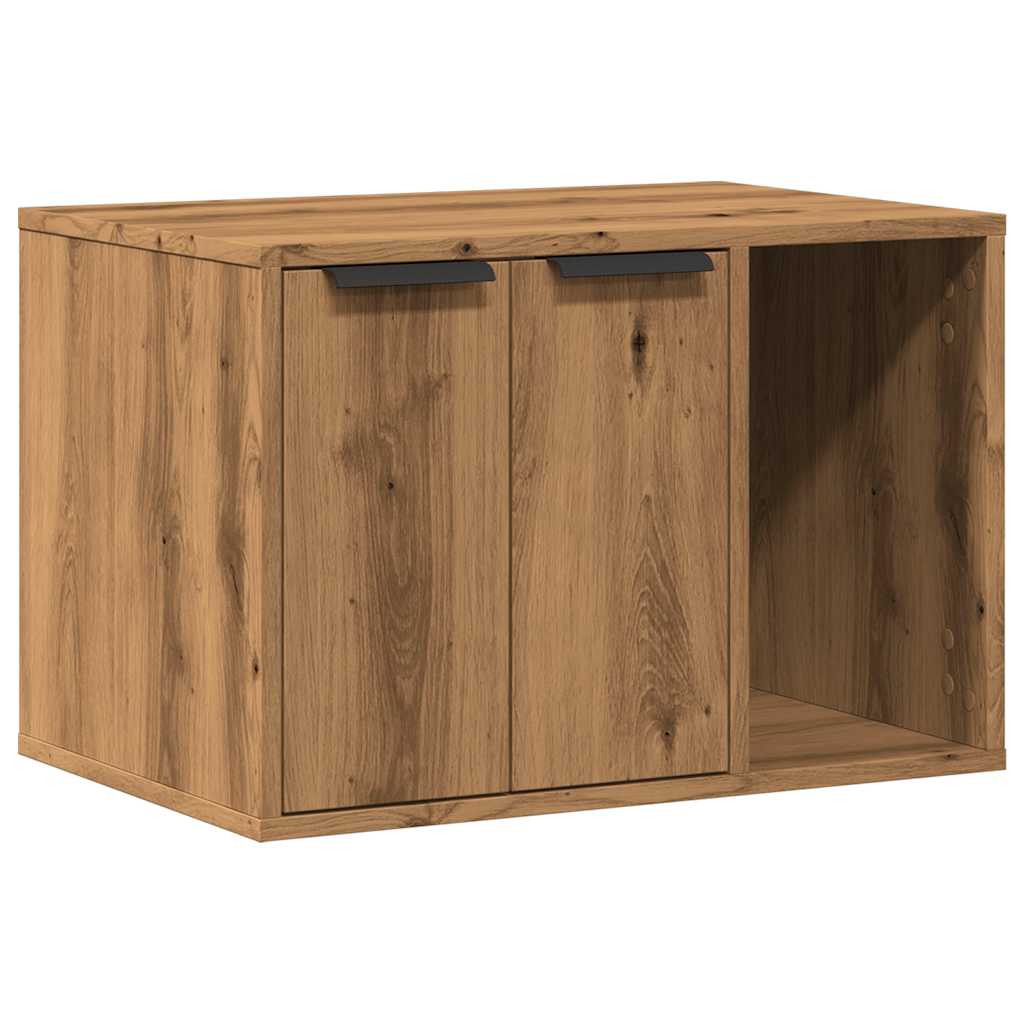 Mueble arenero para gatos madera ingeniería artisian 60x40x40cm