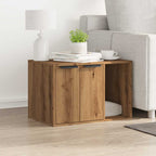 Mueble arenero para gatos madera ingeniería artisian 60x40x40cm