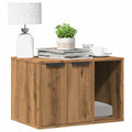 Mueble arenero para gatos madera ingeniería artisian 60x40x40cm
