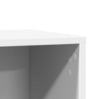 Mueble arenero para gatos madera ingeniería blanco 80x50x45 cm
