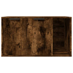 Mueble arenero para gatos madera roble ahumado 80x50x45 cm