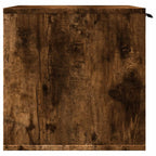 Mueble arenero para gatos madera roble ahumado 80x50x45 cm