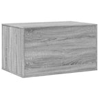 Mueble arenero para gatos madera gris Sonoma 80x50x45 cm