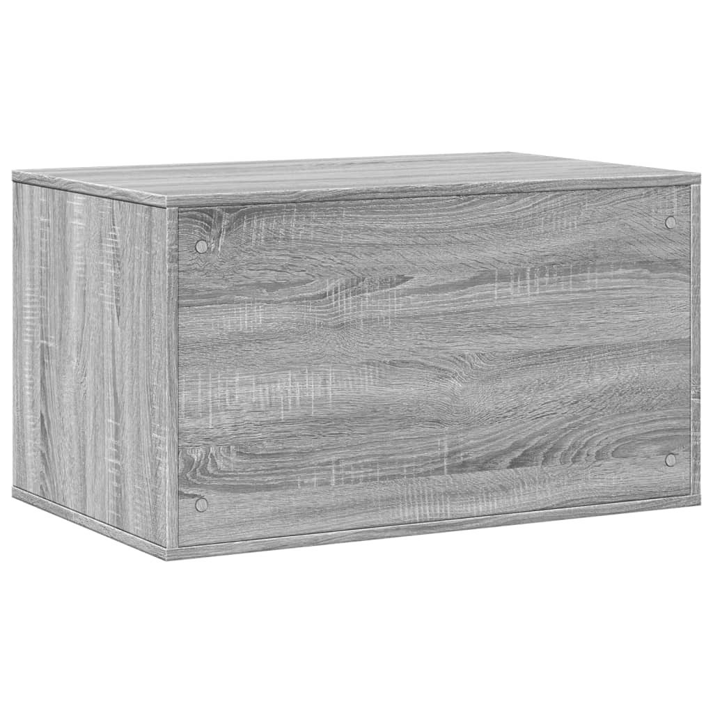 Mueble arenero para gatos madera gris Sonoma 80x50x45 cm