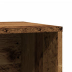 Mueble arenero de gatos madera ingeniería envejecida 80x50x45cm