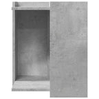 Mueble arenero de gatos madera gris hormigón 42x42x51 cm