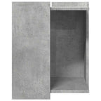 Mueble arenero de gatos madera gris hormigón 42x42x51 cm