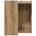 Mueble arenero para gatos madera roble artisian 42x42x51 cm