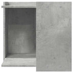 Mueble arenero de gatos madera gris hormigón 53x53x51 cm