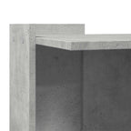Mueble arenero de gatos madera gris hormigón 53x53x51 cm