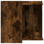 Mueble arenero para gatos madera roble ahumado 53x53x51 cm