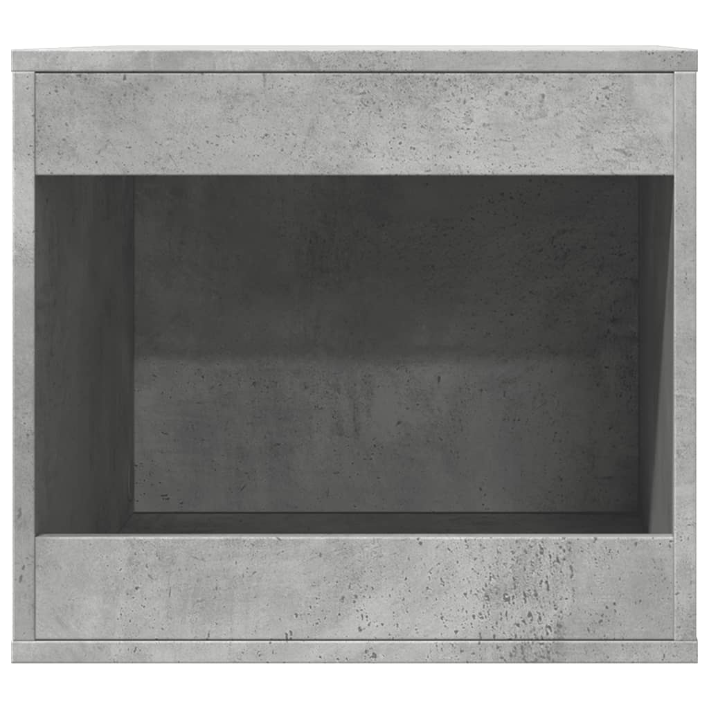 Mueble arenero de gatos madera gris hormigón 47x59x42 cm