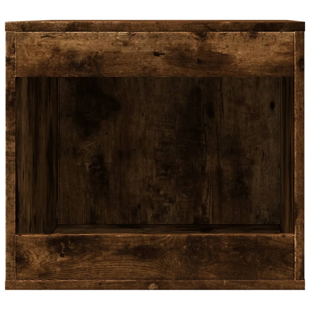 Mueble arenero para gatos madera roble ahumado 47x59x42 cm