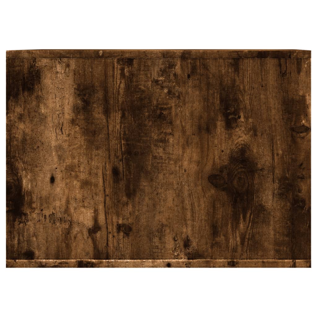 Mueble arenero para gatos madera roble ahumado 47x59x42 cm