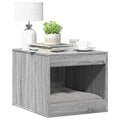 Mueble arenero para gatos madera gris Sonoma 47x59x42 cm