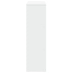 Librería biombo de 3 niveles, blanca, 99x29x99 cm, madera de ingeniería