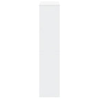 Librería divisora 4 niveles madera blanca 131,5x29x131,5 cm