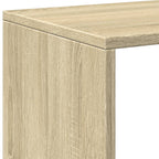 Librería divisora 4 niveles madera Sonoma 131,5x29x131,5 cm