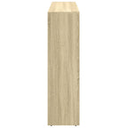Librería divisora 3 niveles madera Sonoma 137,5x29x103,5 cm