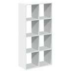 Librería biombo blanco 69,5x29x137,5 cm madera de ingeniería