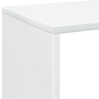 Librería biombo blanco 69,5x29x137,5 cm madera de ingeniería