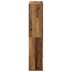 Librería divisor madera ingeniería envejecida 69,5x29x137,5 cm