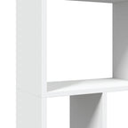 Librería de madera de ingeniería blanca 60x20x120,5 cm