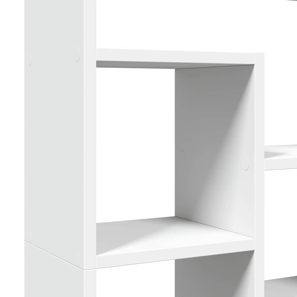 Estantería de madera de ingeniería blanco 72x20x120,5 cm